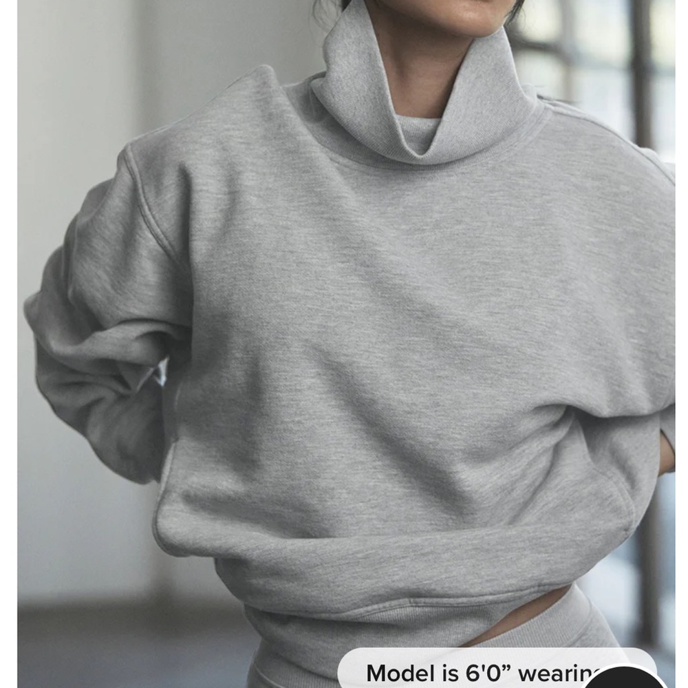 ALO Hazy Mock Neck pullover